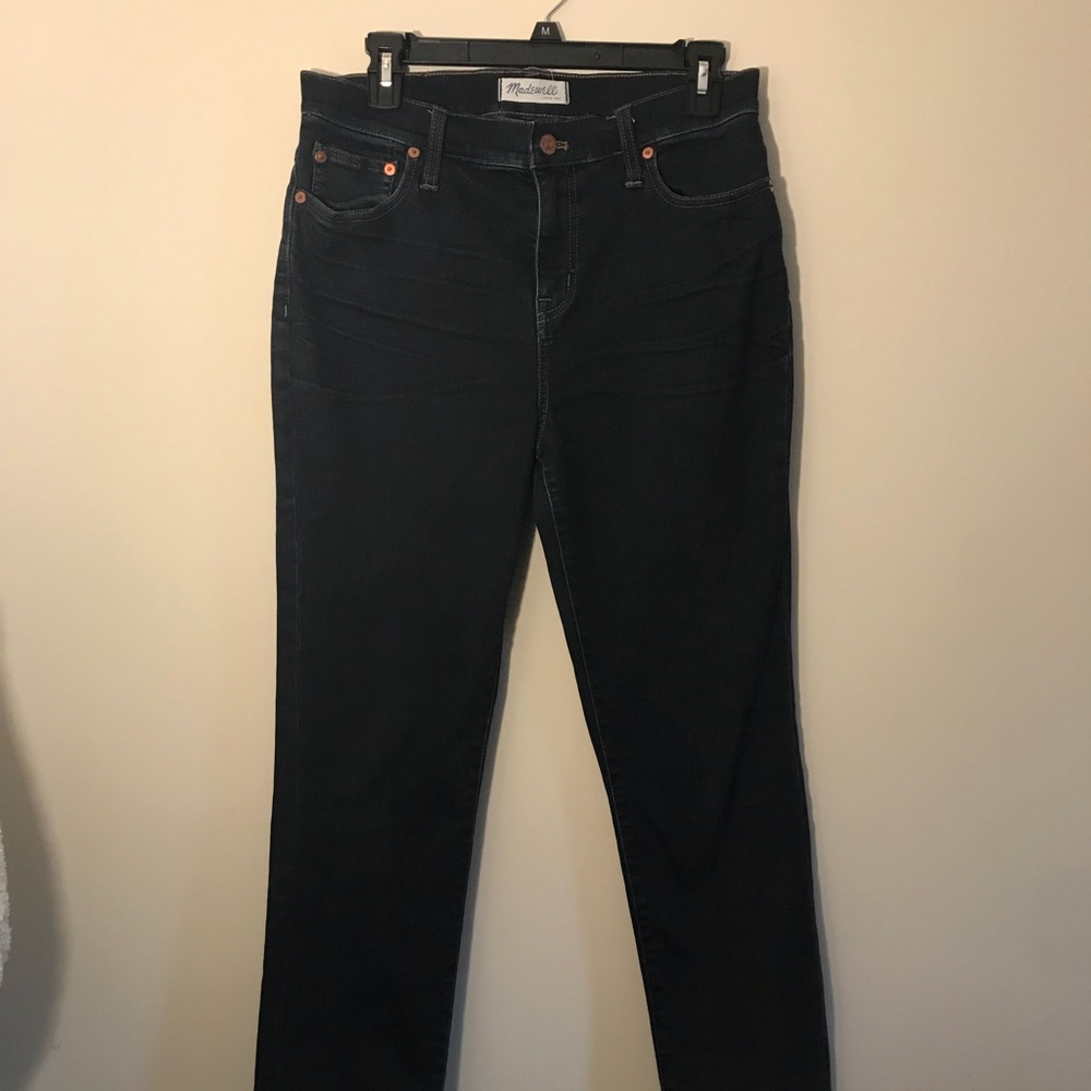 Madewell High Rise Alley Straight Denim